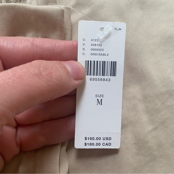 NWT Anthropologie / Amadi Pleated Wide-Leg Pants size Medium in Sand Beige Retro - Picture 7 of 11
